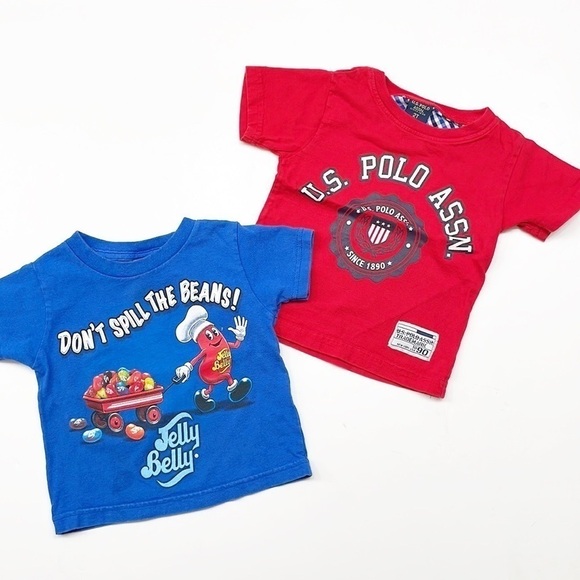 U.S. Polo Assn. + Rabit Skins Jelly Belly toddler boys t-shirts - Picture 1 of 4